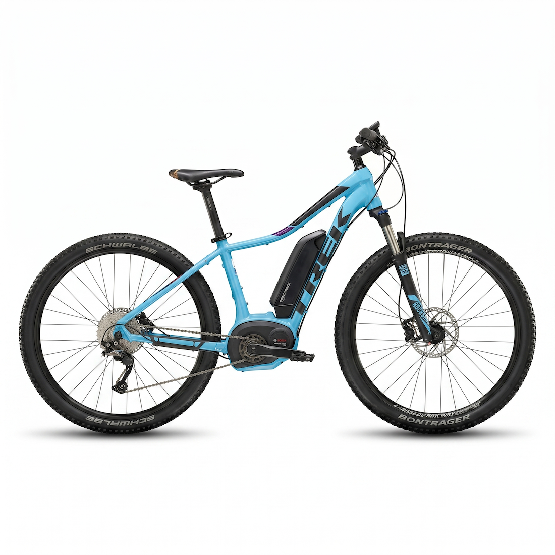 E-Bike TREK Powerfly 5 FS 25 km/h Hellblau 45 cm