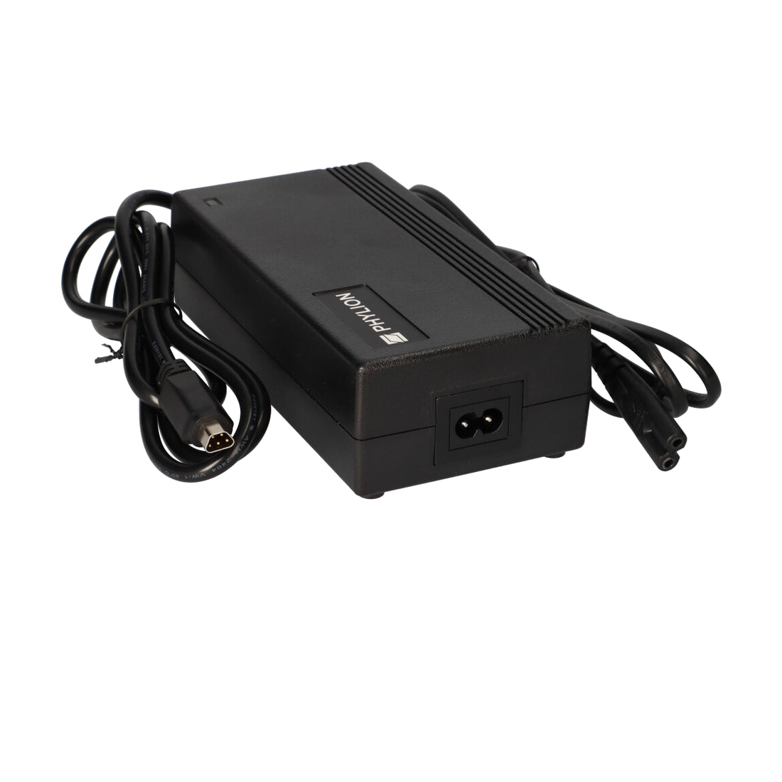 Phylion Ladegerät 48V 2A für Joycube SF-06S/RC1701 auf reinweißem Hintergrund