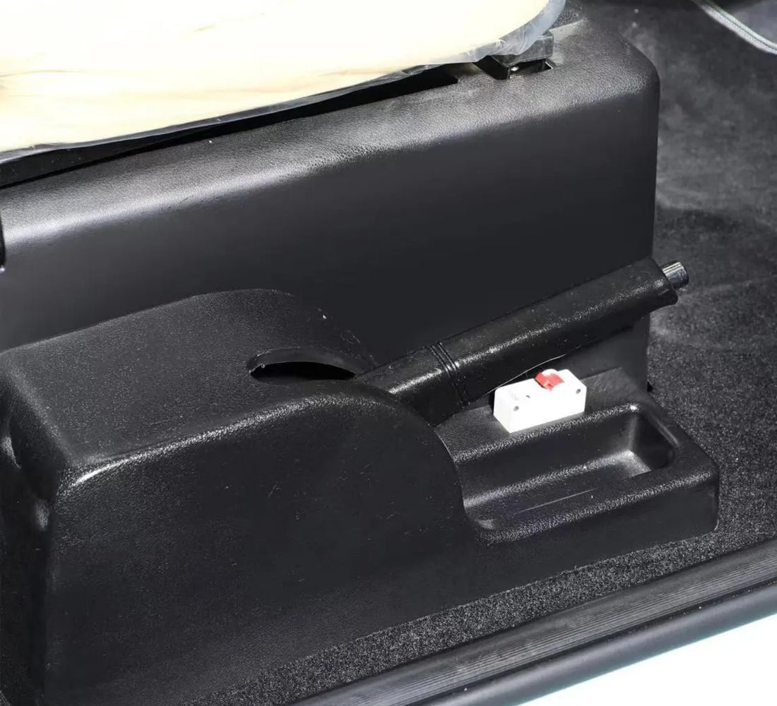 iLARK Elektromobil Sitzkonsole mit Gasdruckfeder und Sicherheitsschalter – Detailansicht