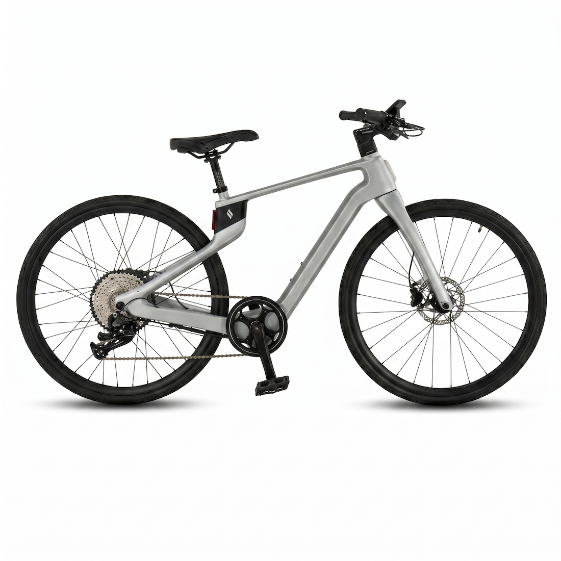 E-Bike SUPERSTRATA Terra 25 km/h Silber 44cm