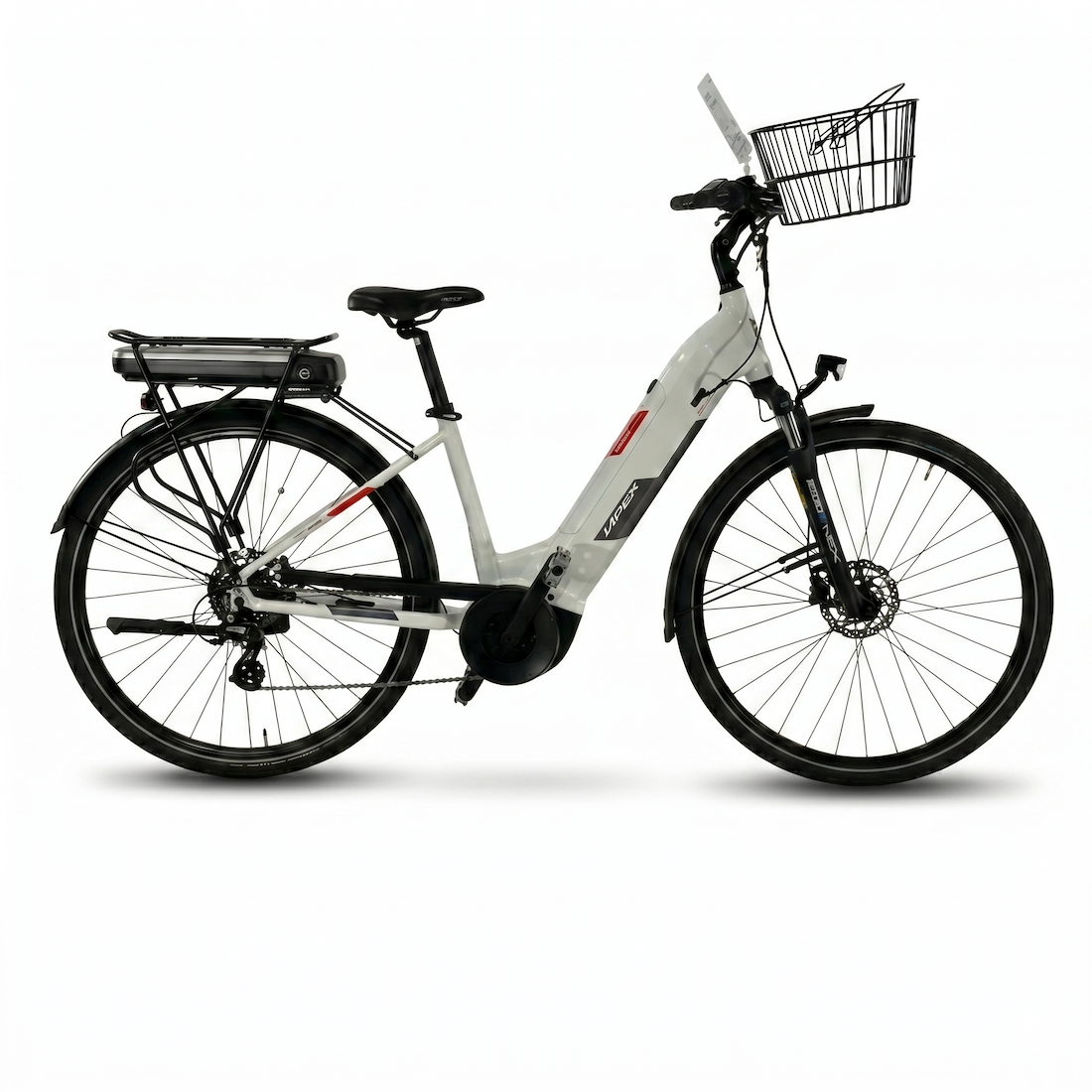 E-Bike VIPER Wave PT500 25 km/h Weiss 45 cm