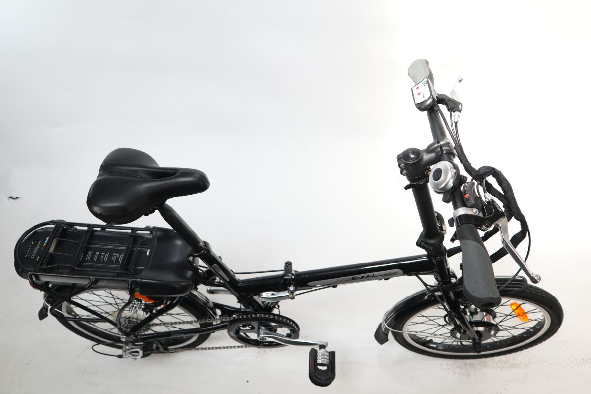 E-Bike WAYSCRAL W200 Klapp-E-Bike 25 km/h Schwarz