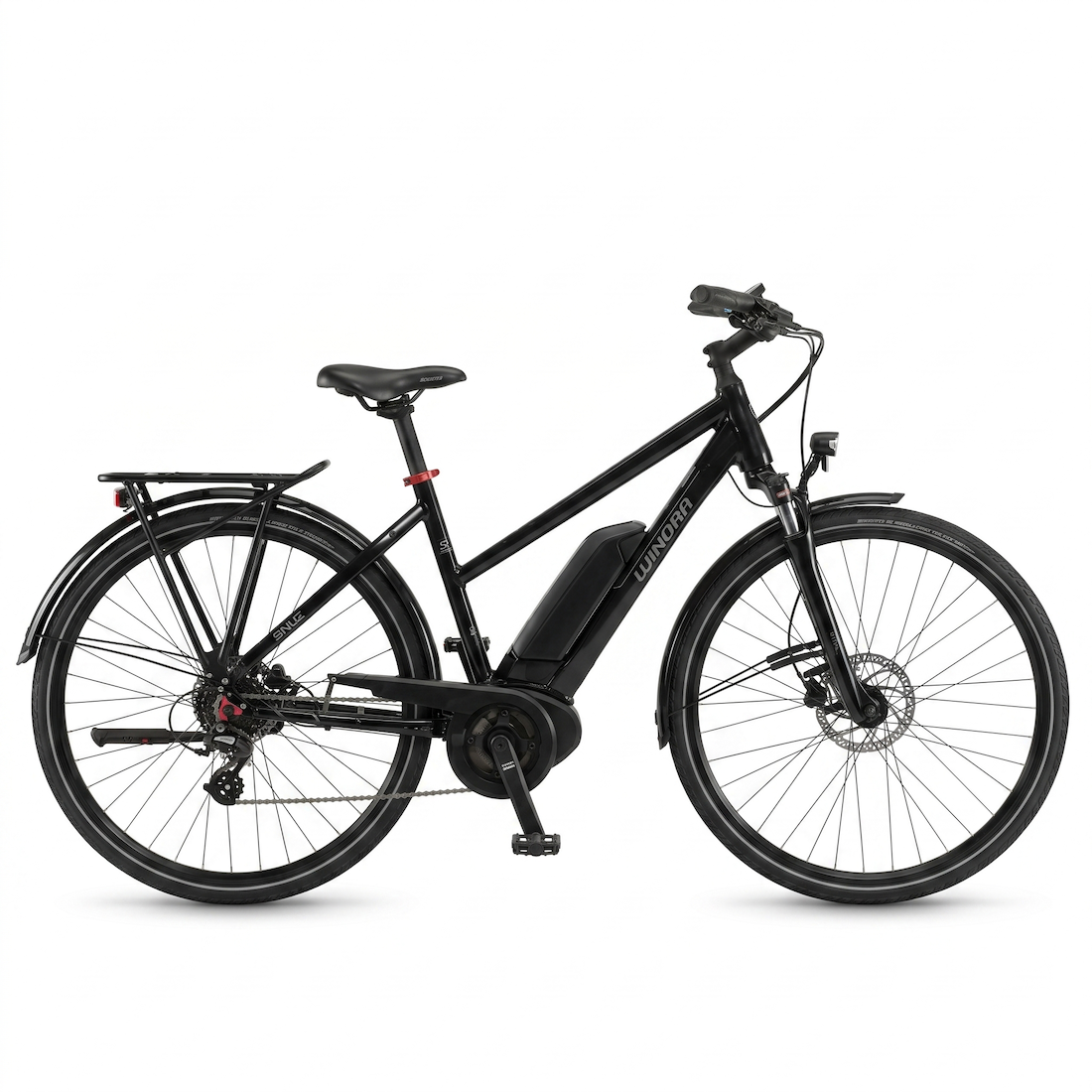 E-Bike WINORA Sinus Tira 07 Eco 25 km/h Schwarz 48 cm