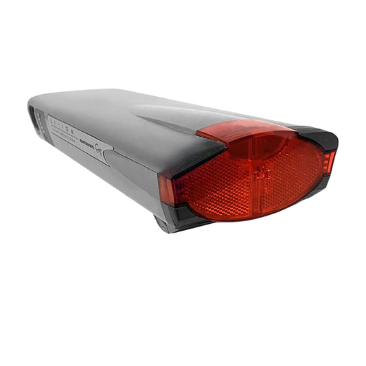 Accell Group ION PMU3 GEN2 36V 14Ah 504Wh Gepäckträgerakku auf reinweißem Hintergrund