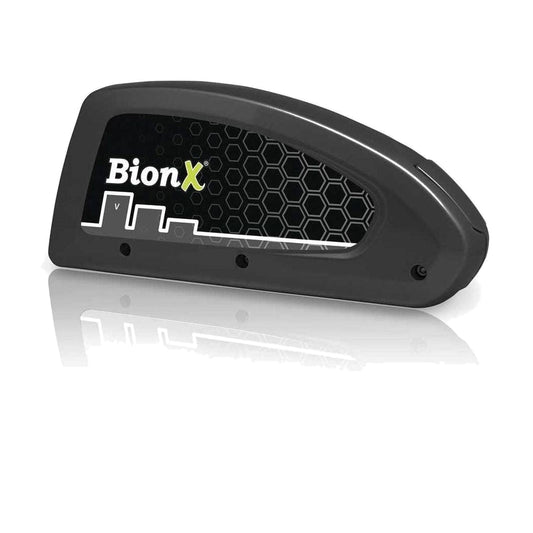 BionX DL 48V 6,3Ah 302Wh Unterrohrakku auf reinweißem Hintergrund