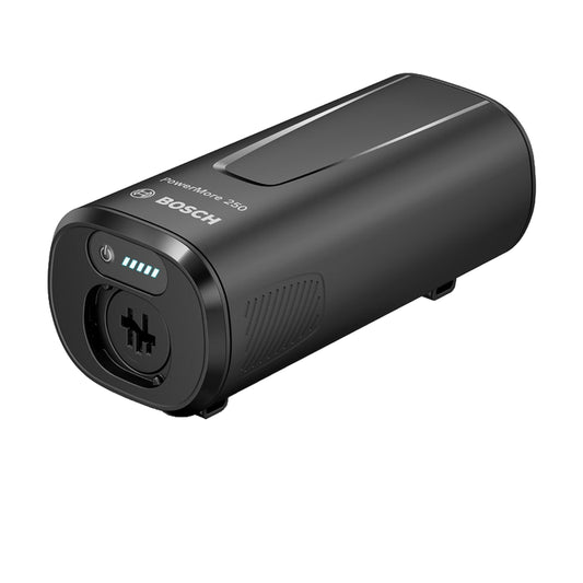 Bosch PowerMore 250 36V 6,7Ah 250Wh Range-Extender auf reinweißem Hintergrund