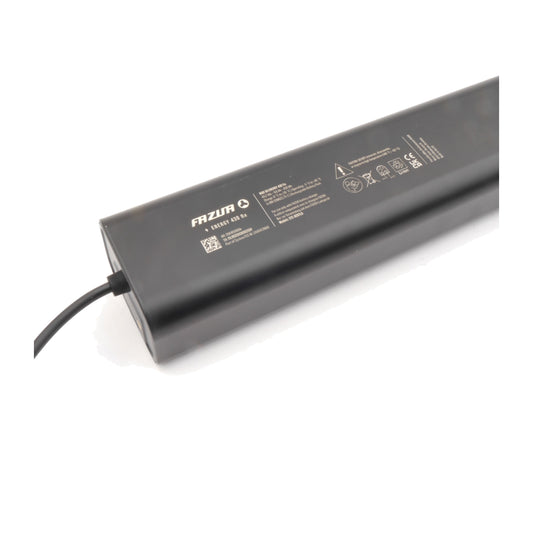 Fazua 43.2V 9.6Ah 430Wh Intube-Akku auf reinweißem Hintergrund