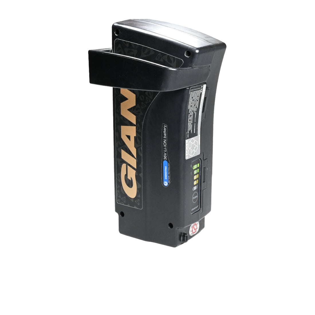 Giant EnergyPak 36V 8,8Ah 316,8Wh Sitzrohrakku auf reinweißem Hintergrund