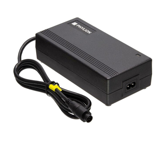Phylion Ladegerät 48V 2A für Joycube SF-06/Wall-ES auf reinweißem Hintergrund