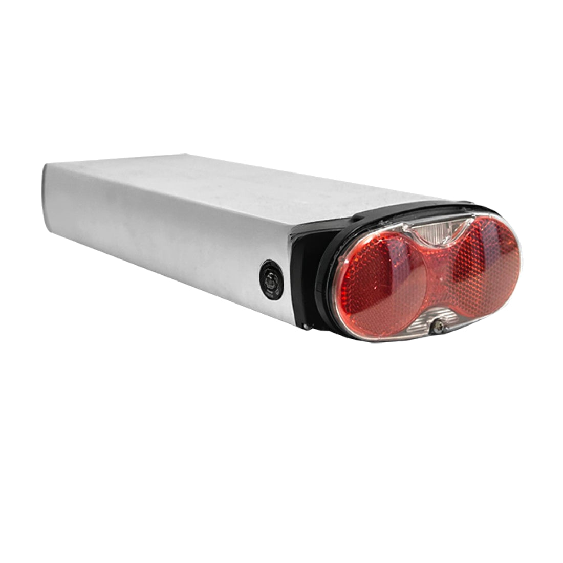 Promovec CAR6/2 Pointer 36V 11.6Ah 418Wh Gepäckträgerakku auf reinweißem Hintergrund