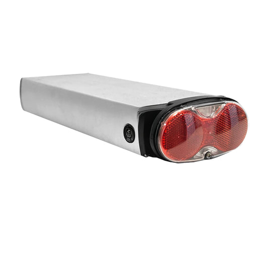 Promovec CAR6/2 Pointer 36V 11.6Ah 418Wh Gepäckträgerakku auf reinweißem Hintergrund