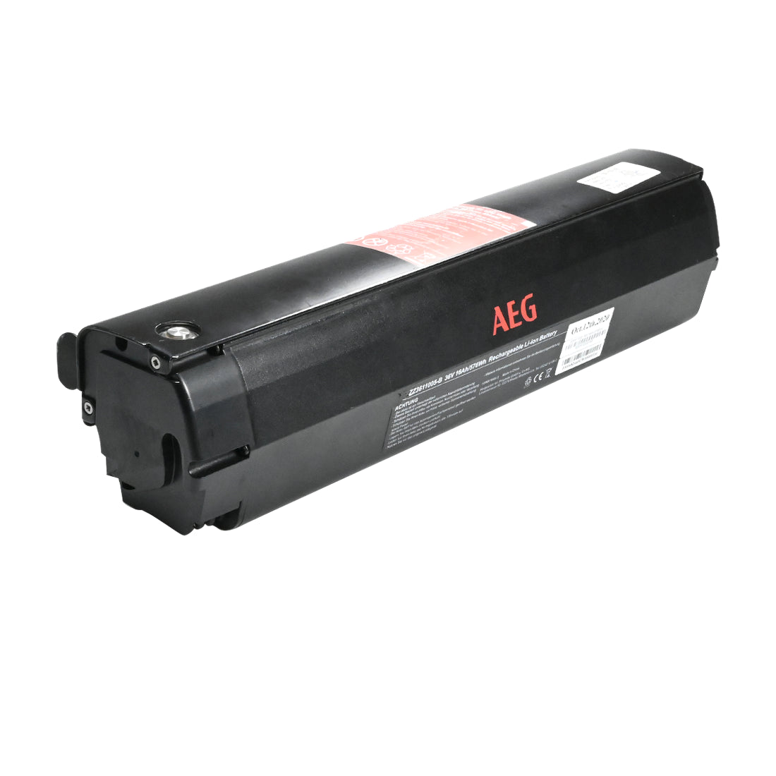 Prophete ZZ3611005 36V 16Ah 576Wh Intube-Akku auf reinweißem Hintergrund