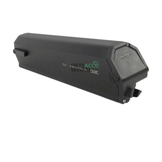 QWIC Performance 36V 20,4Ah 735Wh Intube-Akku auf reinweißem Hintergrund
