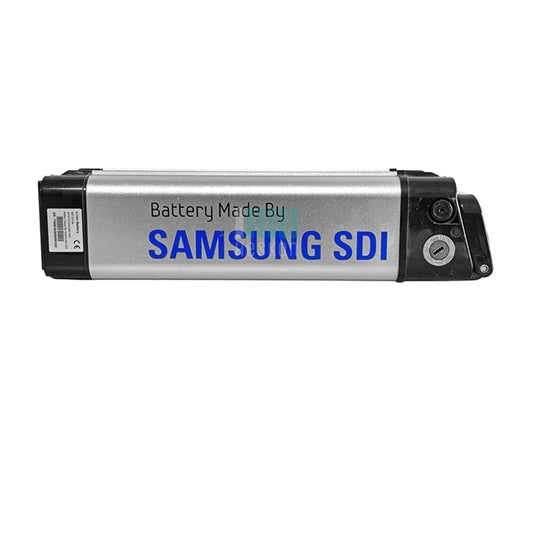 Samsung SDI-2510A 25,4V 10Ah 254Wh Rahmenakku auf reinweißem Hintergrund