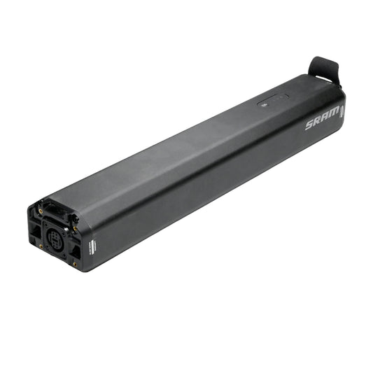 SRAM SRM-001 35.9V 16.71Ah 600Wh Intube-Akku auf reinweißem Hintergrund