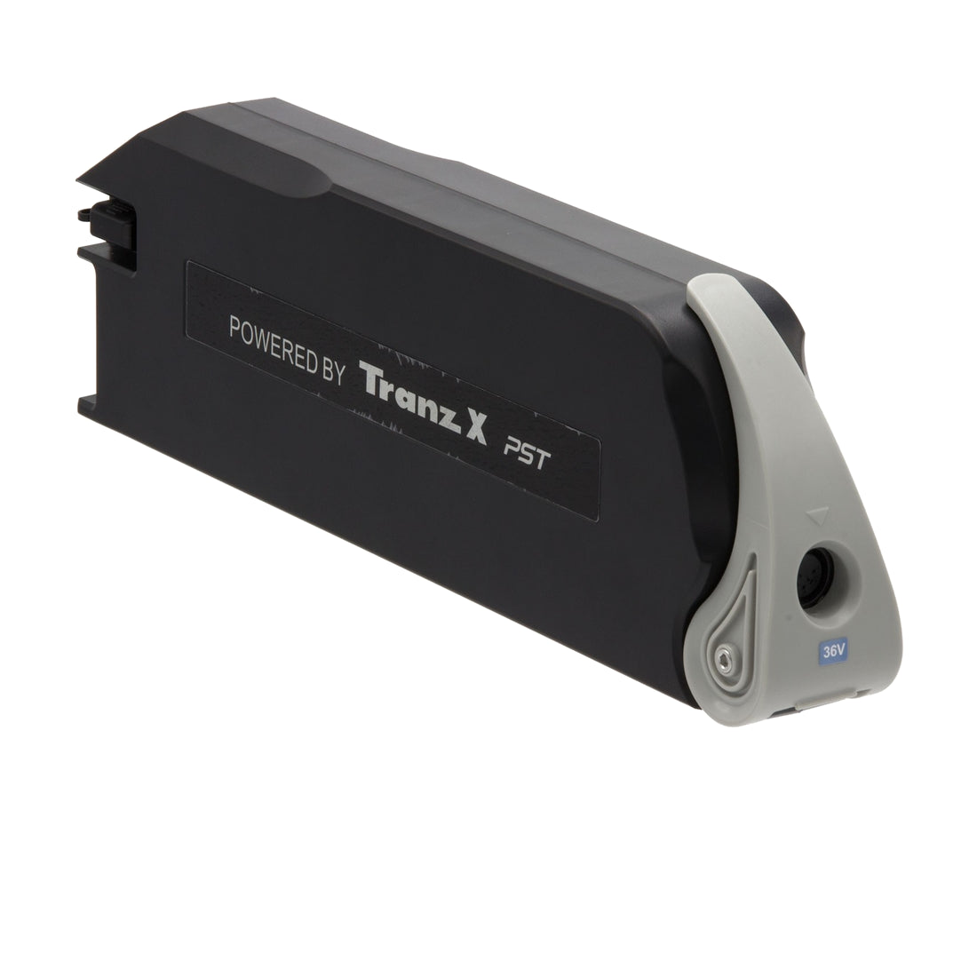 TranzX BL05 36V 11Ah 396Wh Unterrohrakku auf reinweißem Hintergrund