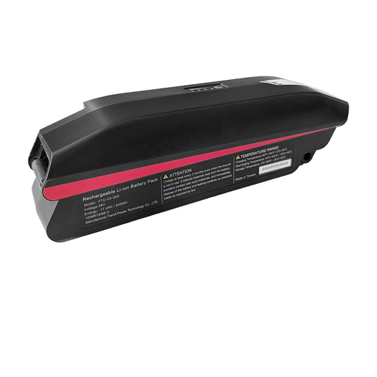 Trend Power FTC-03 36V 17,4Ah 630Wh Semi-Intube-Akku auf reinweißem Hintergrund