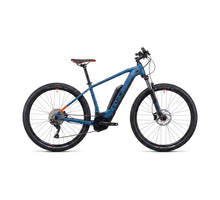 Cube Acid Hybrid ONE 400 E-Mountainbike in Blau, Hardtail mit Bosch-Antrieb, 25 km/h – Seitenansicht