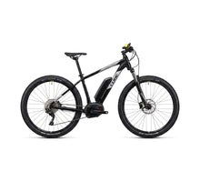 Cube Reaction Hybrid Pro E-Mountainbike in Schwarz, Hardtail mit Bosch-Antrieb, 25 km/h – Seitenansicht
