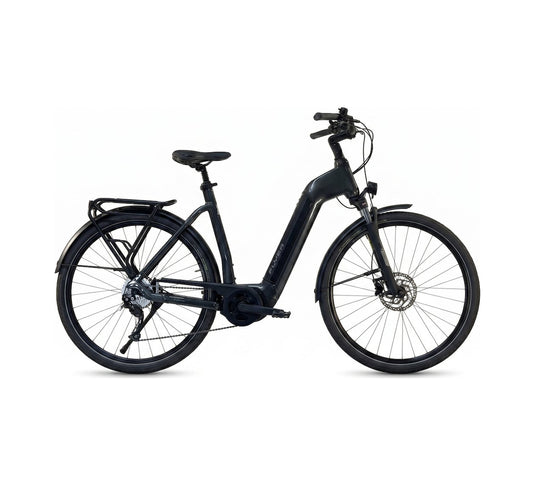 Flyer Gotour6 Trekking-E-Bike in Anthrazit, Tiefeinsteiger Rahmengrösse XL (57 cm), 25 km/h – Seitenansicht