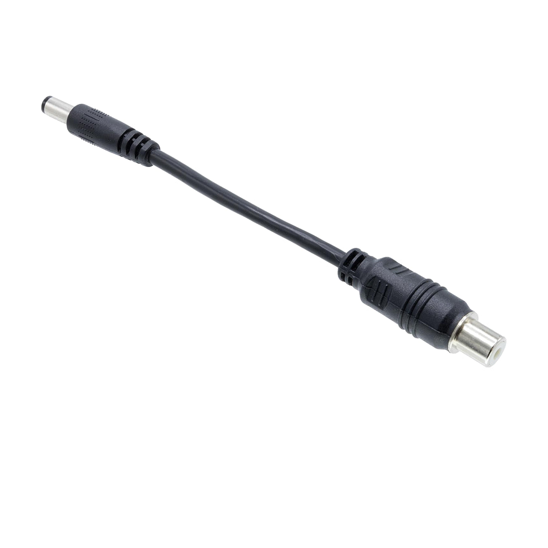 upVolt Kabeladapter Cinch auf DC 2.1 auf reinweißem Hintergrund
