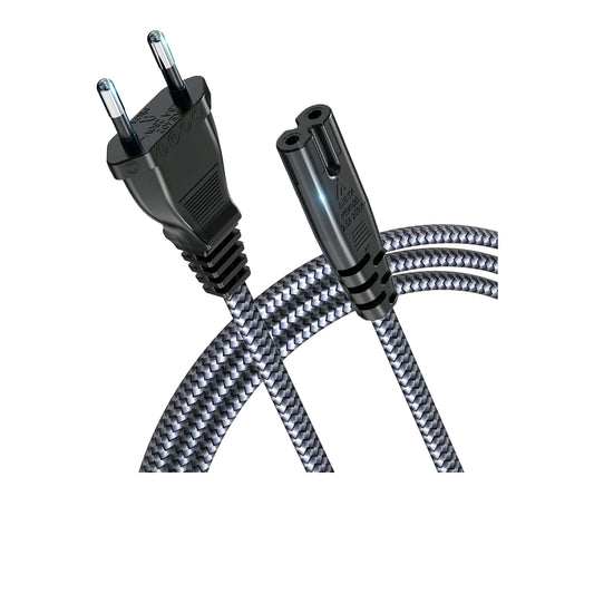 upVolt Netzkabel mit Eurostecker, 1.7 m auf reinweißem Hintergrund